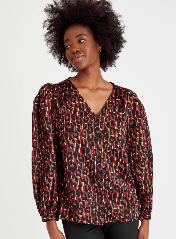 Next red leopard print 2024 top